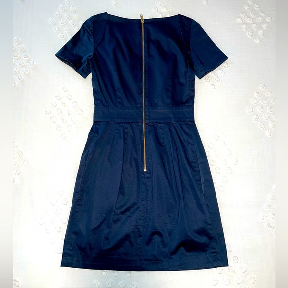 Navy Blue French Connection Dress - Picture 3 of 4